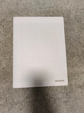 Grand cahier 24x32cm couverture polypropylène