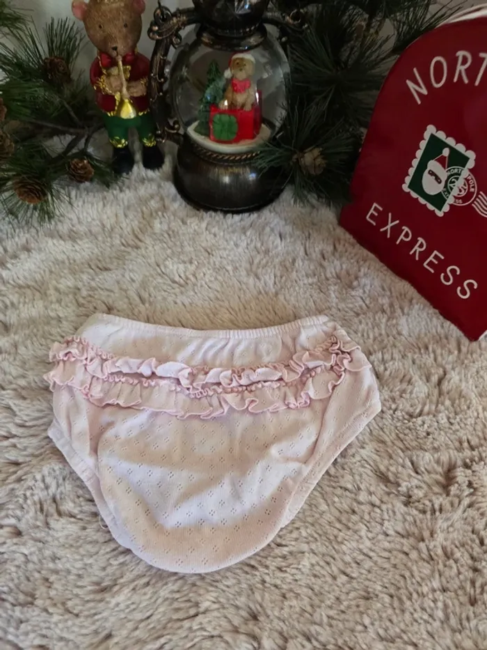 Lot de 5 bloomers bébé fille de 6 à 12 mois - photo numéro 4