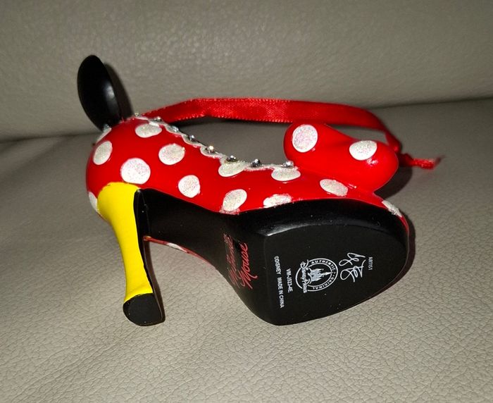 Mini chaussure mini shoes minnie disney ornement - photo numéro 6