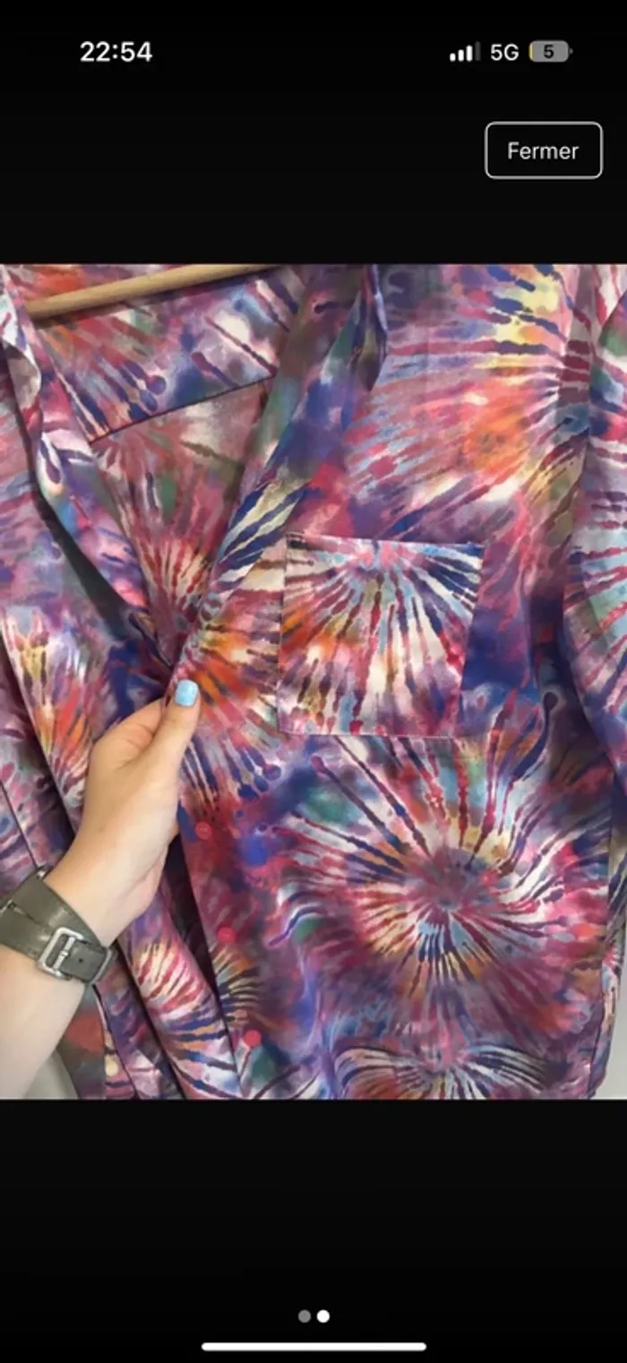 Chemise fireworks loavies satine - photo numéro 3