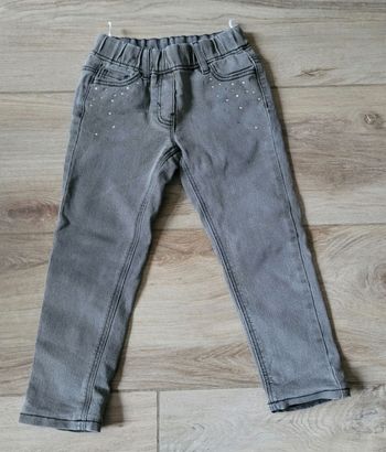 Jeans chaud à strass taille 4 ans
