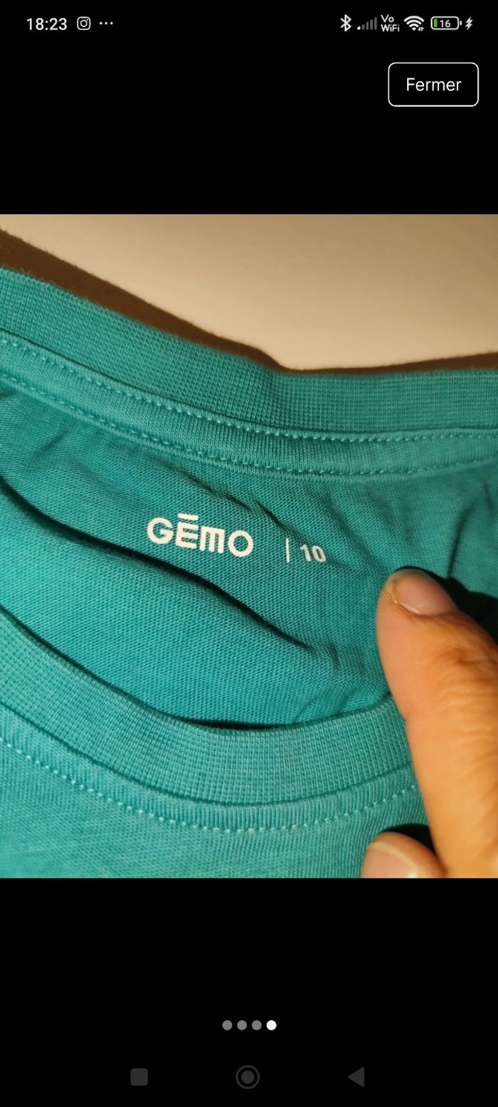 Ensemble gemo 9 10 ans - photo numéro 4