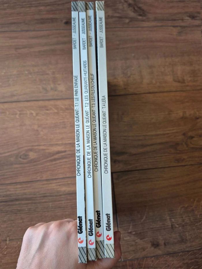 Lot de 4 bandes dessinées Chronique de la maison Quéant - photo numéro 4