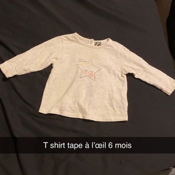 T shirt manche longue tape à l’œil 6 mois