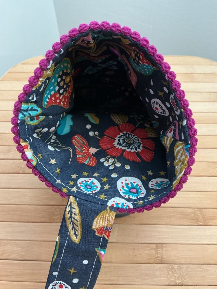 Pochette pour livre de poche 21X15 aubergine - photo numéro 3