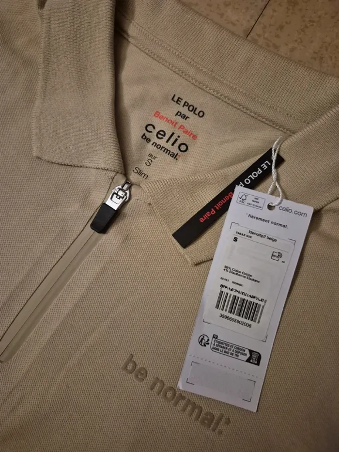 Polo Celio Homme Benoît Paire en taille S. - photo numéro 2