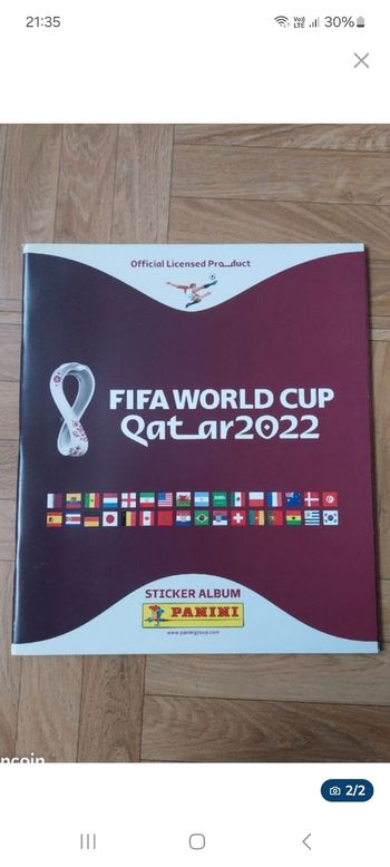 Album panini Qatar vide neuf