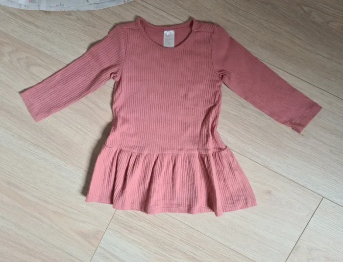 Robe manche longue H&M 9-12 mois