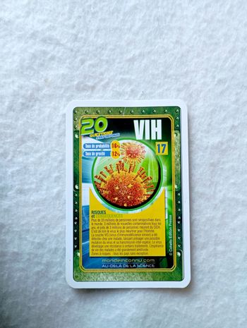Carte VIH 20 questions sans réponse