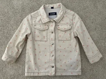 Veste motifs cœurs Kiabi 🌻