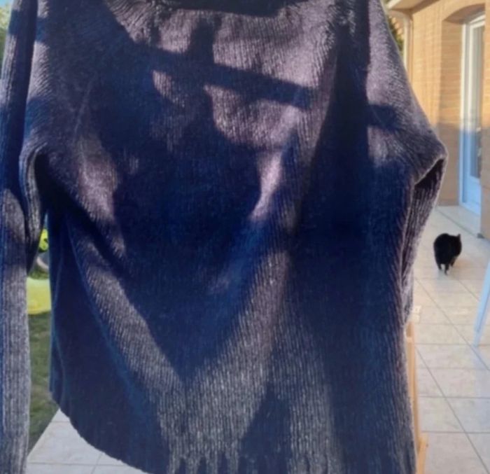 Pull bleu Yessica (C&A) - Taille L - photo numéro 7