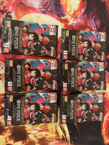 6 boosters OP09 Les Nouveaux Empereurs