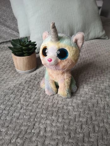 Peluche TY chat licorne