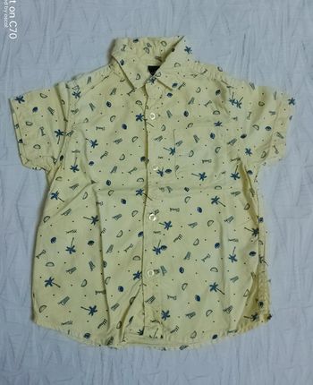 Bkl wear jolie chemise jaune pâle 3 ans