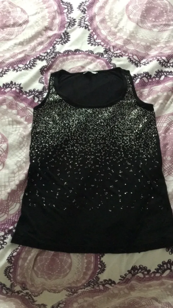 Débardeur paillettes