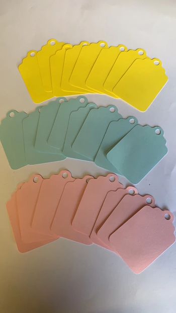 Scrapbooking 6 lots de 8 petites cartes