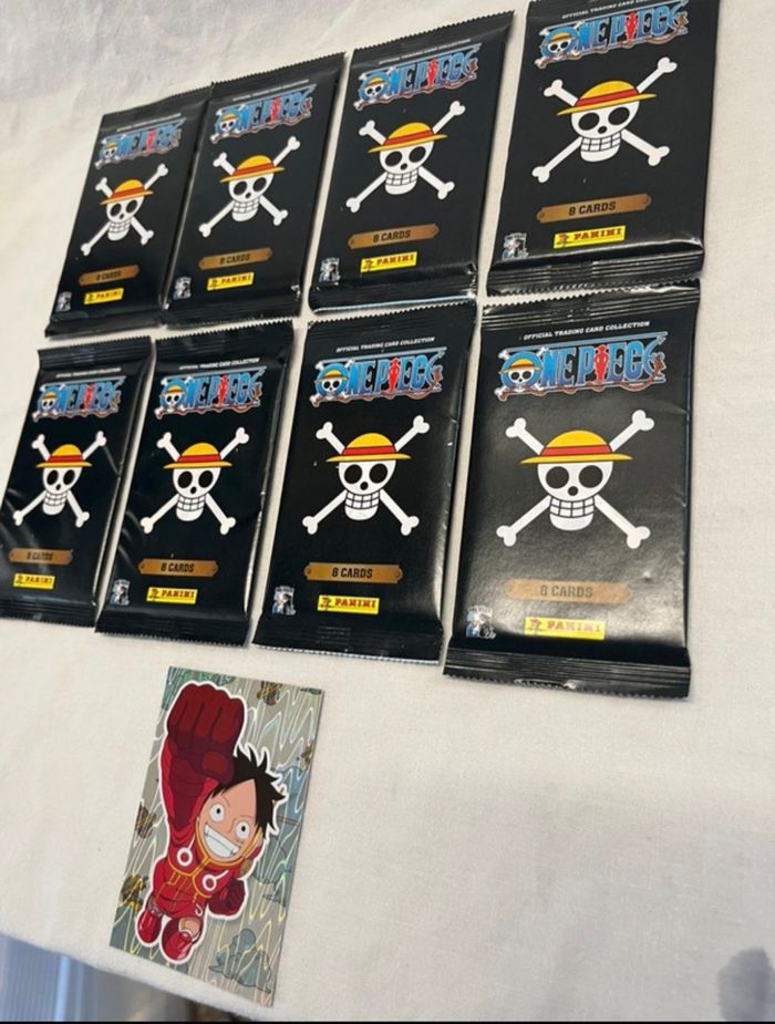8 sachets panini One Piece 25 ans neufs scellés - photo numéro 2