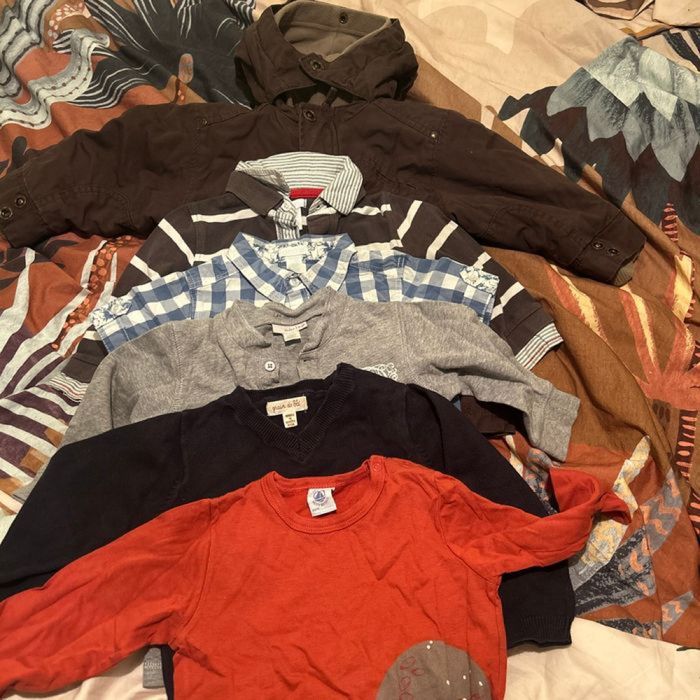 Lot 7 vêtements garçons 18 mois - photo numéro 3