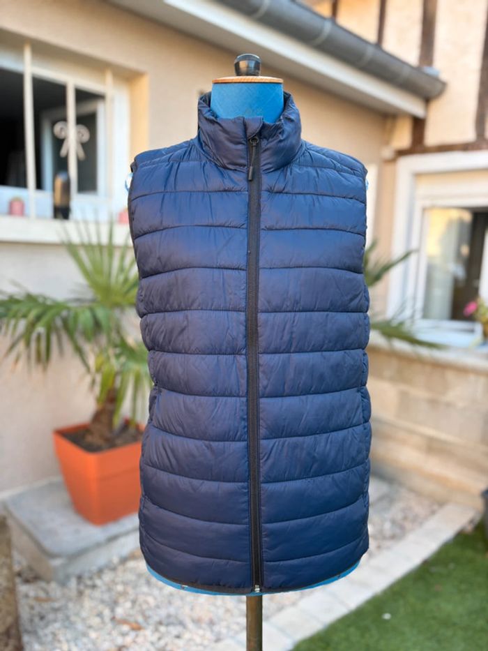 Doudoune sans manche bleu marine - taille S/36 -
