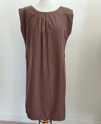 Robe habillée marron taille 40