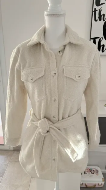 NafNaf - Veste Saharienne Beige Taille 36/S