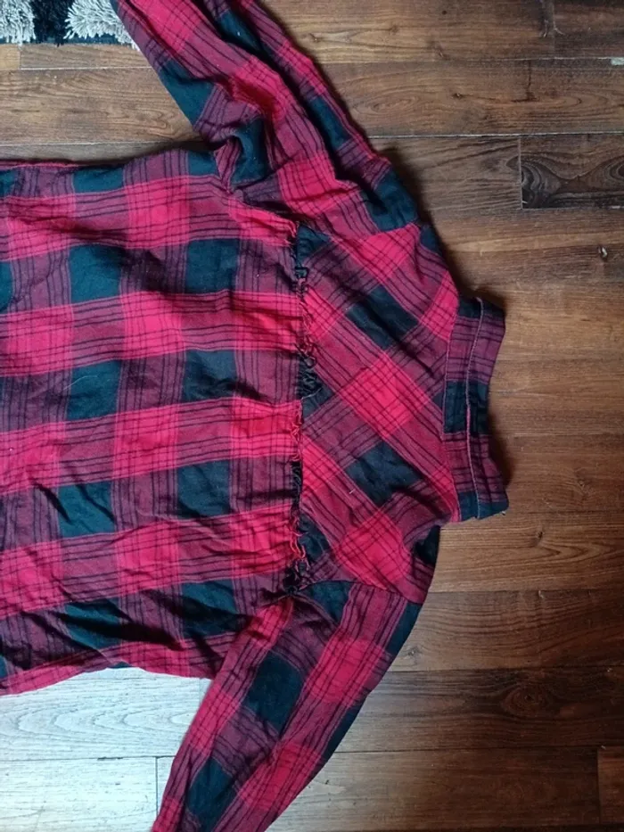 Chemise à carreaux femme - photo numéro 4