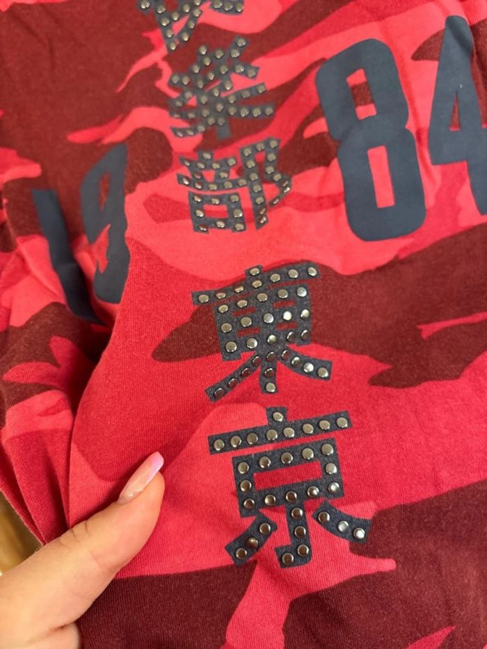 t-shirt superdry rouge taille M/38 - photo numéro 8