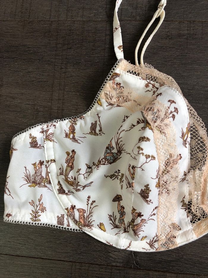 Soutien gorge princesse tam tam taille 90B imprimé chinois - photo numéro 2