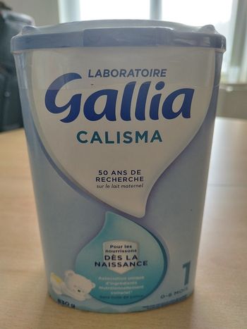 Lait bébé gallia