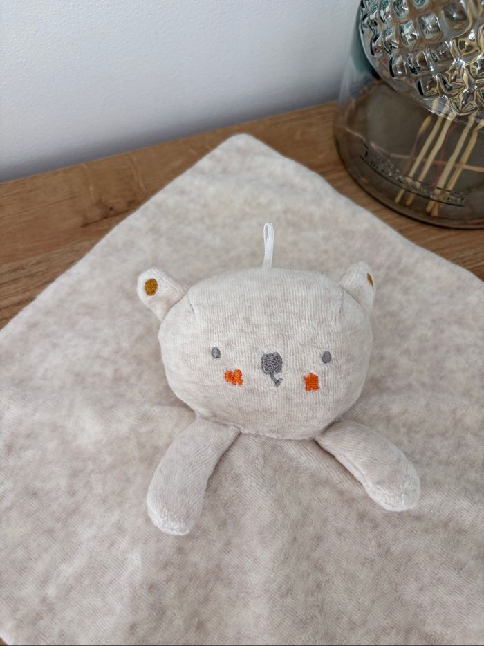 Doudou beige motif - photo numéro 2
