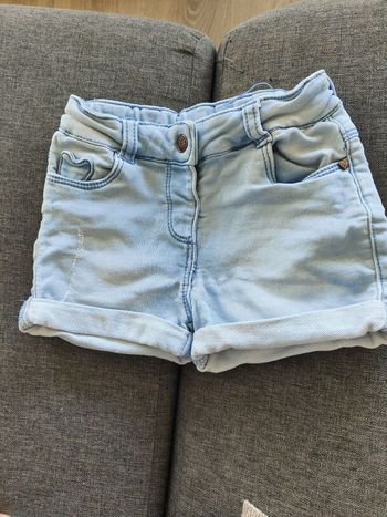 Short en jean fille