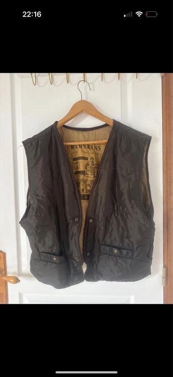 Veste aviateur sans manche Redskins