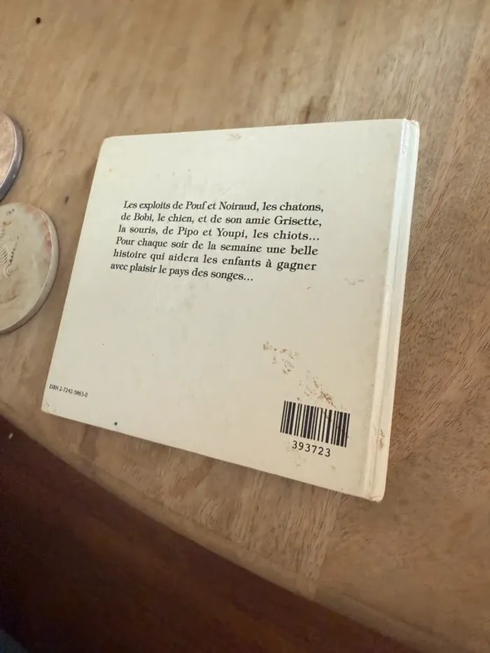 Livre ancien vintage recueil album Caroline Pierre Probst blanc les 7 câlins de la semaine - photo numéro 10