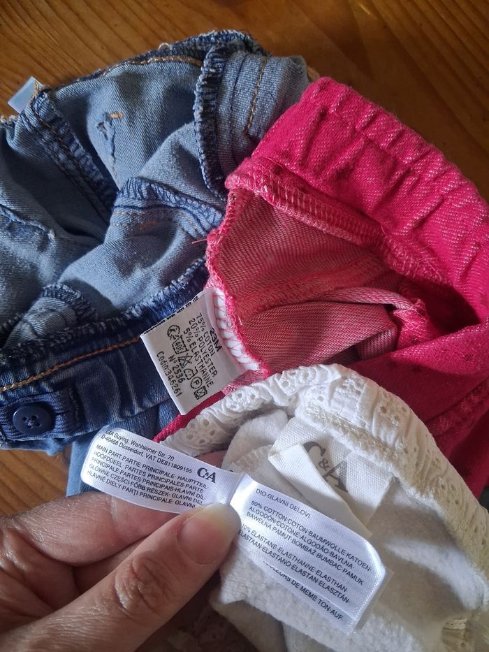Pantalon fille - 18/24 mois - Différentes Marques - photo numéro 3