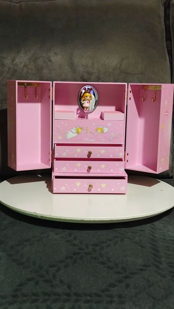 Grande Boite à Bijoux Musicale Armoire princesse Trousselier