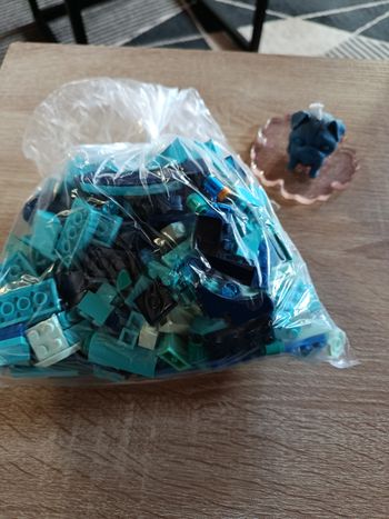Diverses pièces lego bleu