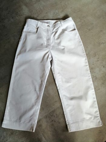 Pantacourt gris clair Taille 38 Damart