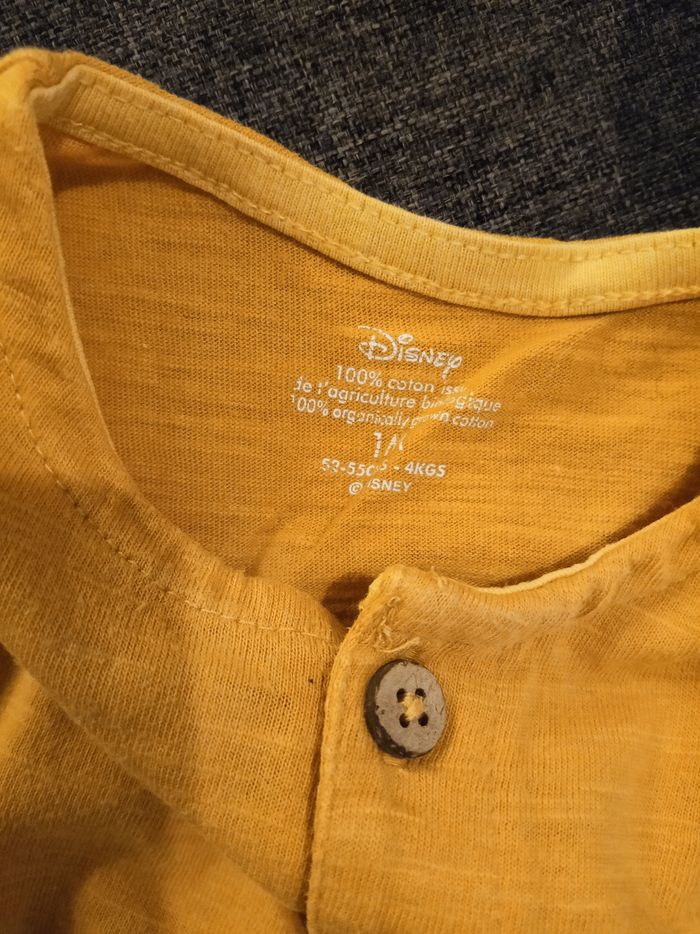 Barboteuse jaune Winnie _ 1 mois - photo numéro 3