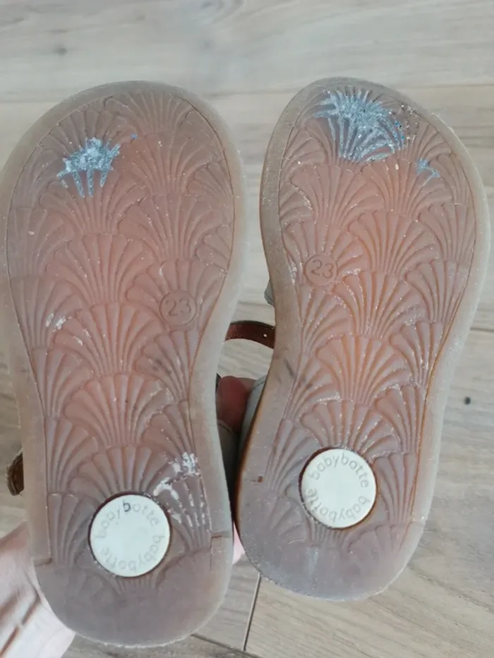 Sandales cuir fille 23 - photo numéro 2