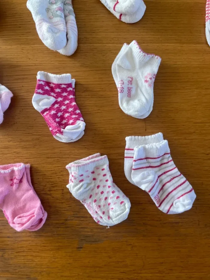 12 chaussettes filles naissances - photo numéro 3