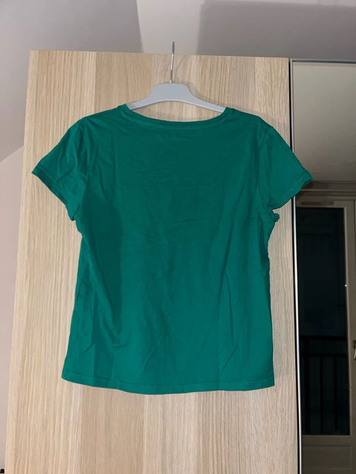 Tee shirt simple vert - photo numéro 2