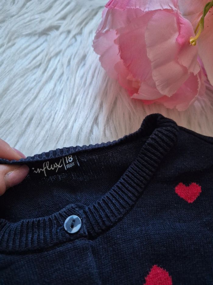 Gilet cœur gemo 18 mois - photo numéro 2