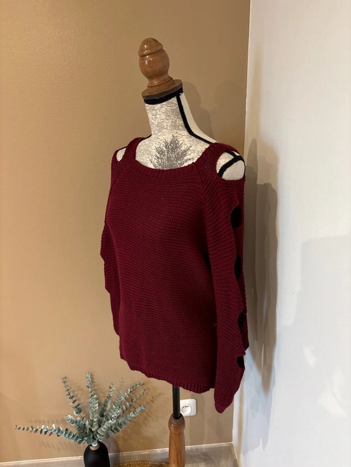 Pull d’hiver femme en laine femme taille unique - photo numéro 2