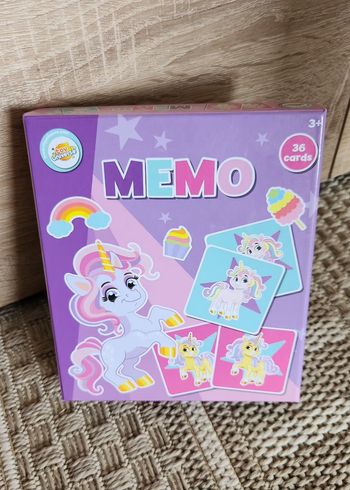 Mémo Licorne 3ans rose