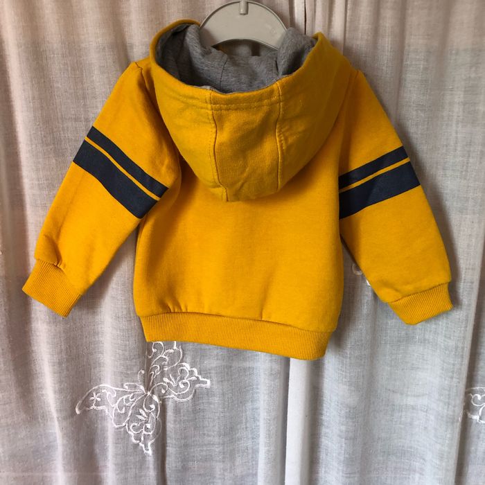 Gilet à capuche moutarde  12 mois Kimadi - photo numéro 3
