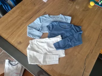 Lot 3 t-shirt manches longues