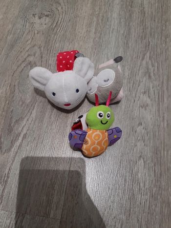 Lot de 3 bracelets hochets