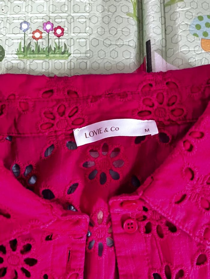 Blouse rose lovie & co M - photo numéro 3