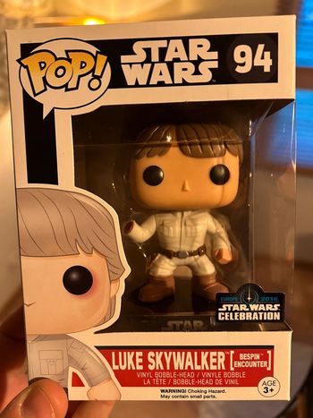 Funko Pop Luke Skywalker 94  Star wars celebration Europe 2016