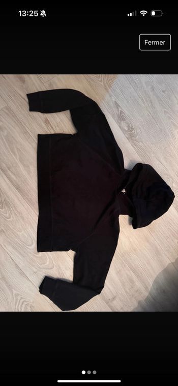 Sweet à capuche crop top